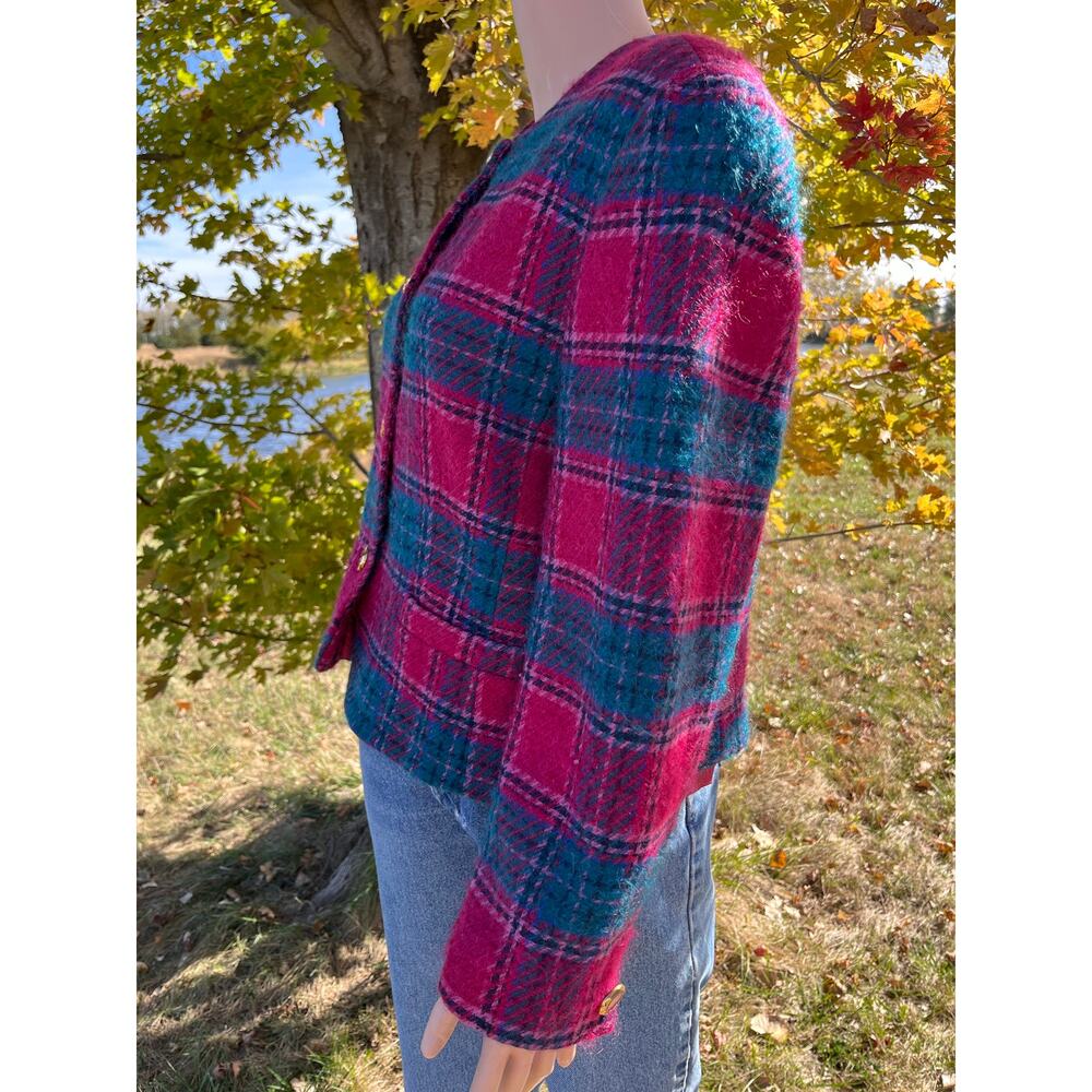 Vintage Pendleton 100% Virgin Wool Plaid Jacket - Picture 8 of 9